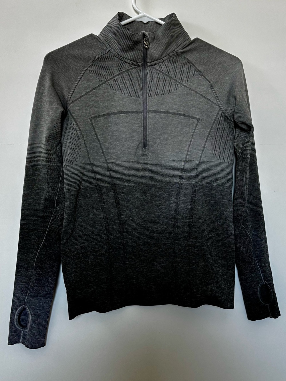 Ivivva Ombre Gray Half-Zip Pullover